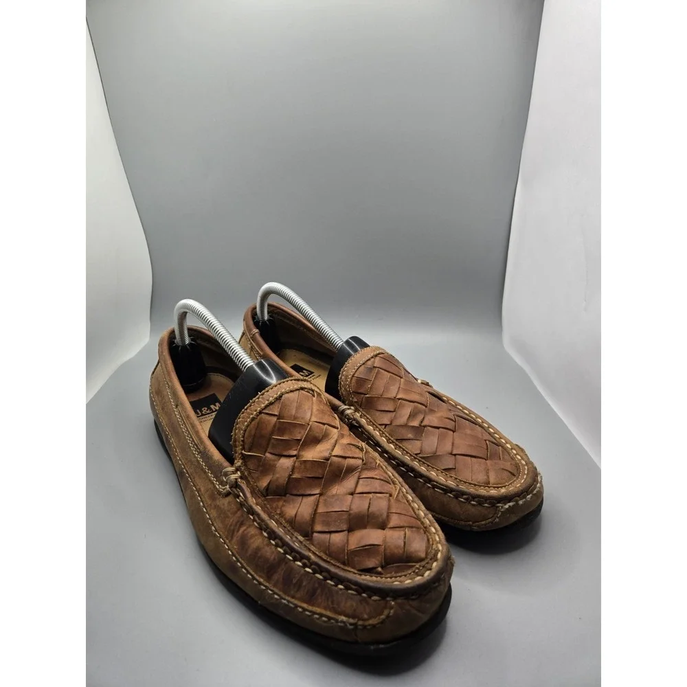 Johnson‎ & Murphy Men's Size 9 Brown J&M Sheepskin Memory Foam 25-85736